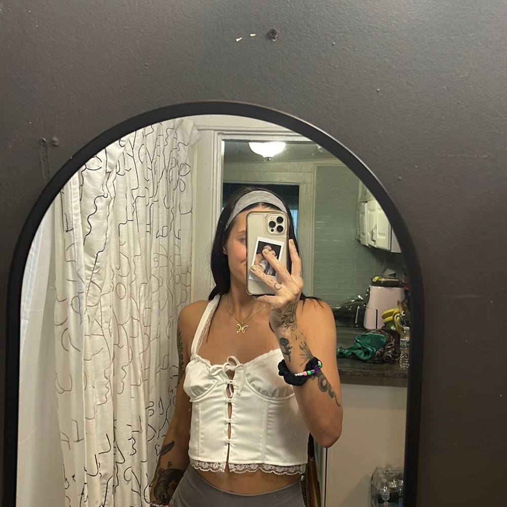 Satin Corset Top